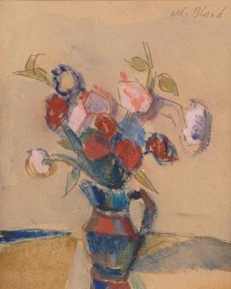 Maurice Blond - Still life with flowers