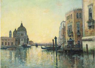Maurice Bompard - The entrance to the Grand Canal, Venice