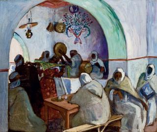 Maurice Bouviolle - Danseuse et musiciens