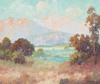 Maurice Braun - A hazy day in the mountains above San Diego