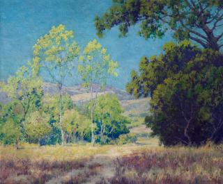 Maurice Braun - Edge of the Grove 25 x 30 in. framed 30 1/2 x 35 1/2 in.