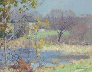 Maurice Braun - Pond at Old Lyme, Connecticut