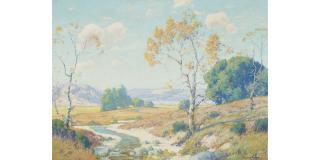 Maurice Braun - San Diego Countryside 30 x 40 in. framed 40 x 50 in.