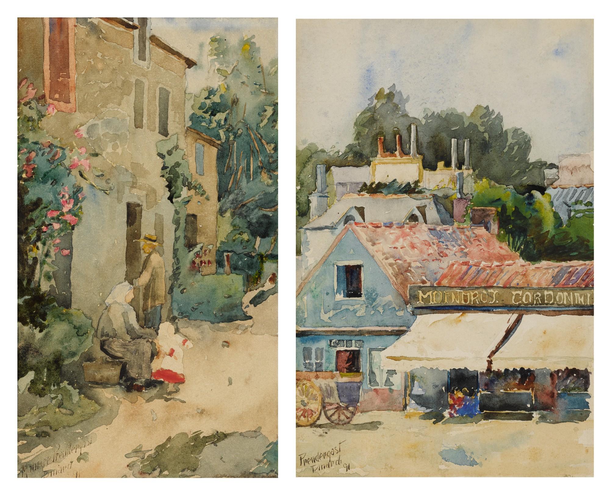Maurice Brazil Prendergast - Dinard (Two Works)