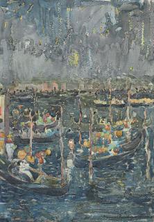 Maurice Brazil Prendergast - Festival, Venice