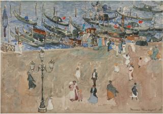 Maurice Brazil Prendergast - Gray Day, Venice
