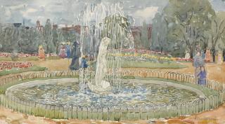 Maurice Brazil Prendergast - Public Gardens, Boston