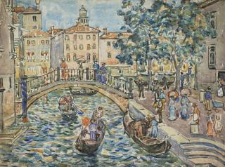 Maurice Brazil Prendergast - Scene Of Venice