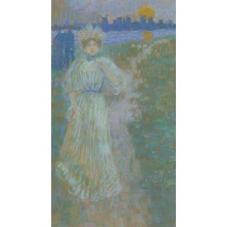 Maurice Brazil Prendergast - Sunset, Boston