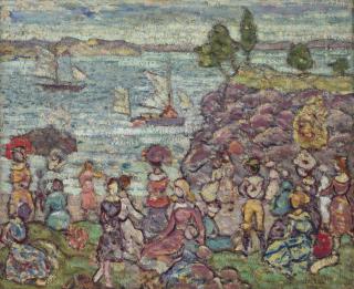 Maurice Brazil Prendergast - The Boat Race