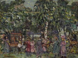 Maurice Brazil Prendergast - The Deer Park