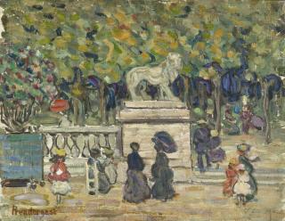 Maurice Brazil Prendergast - Tuileries Garden (In The Tuileries Gardens)
