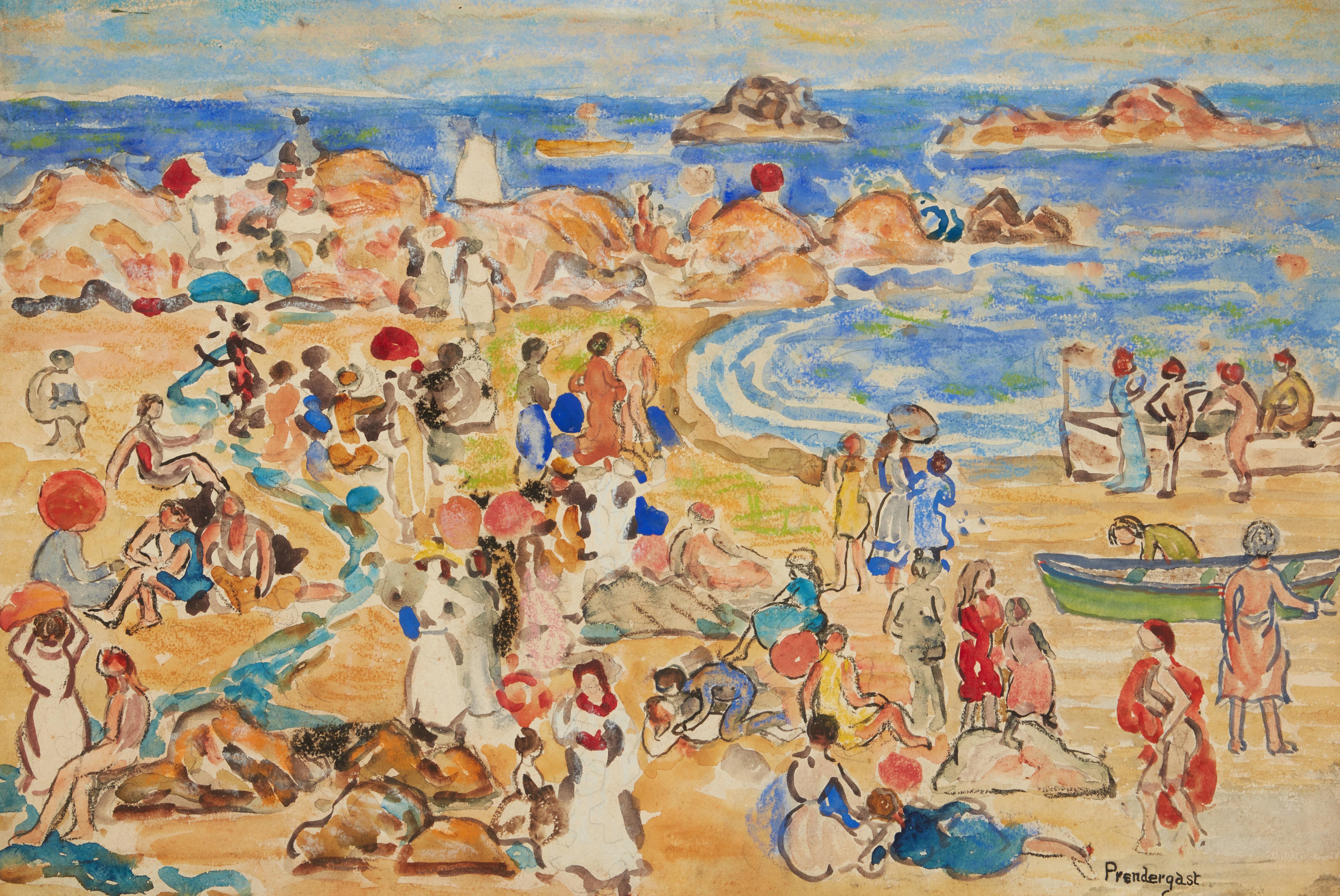 Maurice Brazil Prendergast - View Along New England Coast