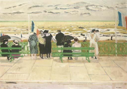 Maurice Brianchon - La Digue de Saint-Jean-De-Luz