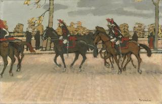 Maurice Brianchon - La garde républicaine