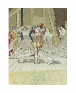 Maurice Brianchon - Les coulisses de l\'opéra