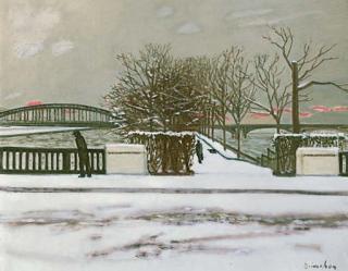 Maurice Brianchon - Neige à Paris