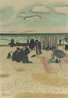 Maurice Brianchon - Plage à Carnac