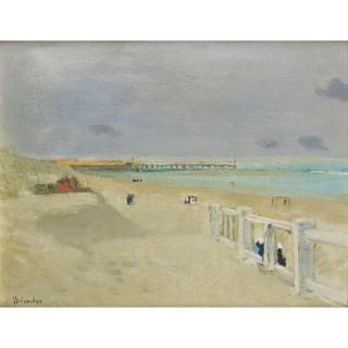 Maurice Brianchon - Plage En Normandie