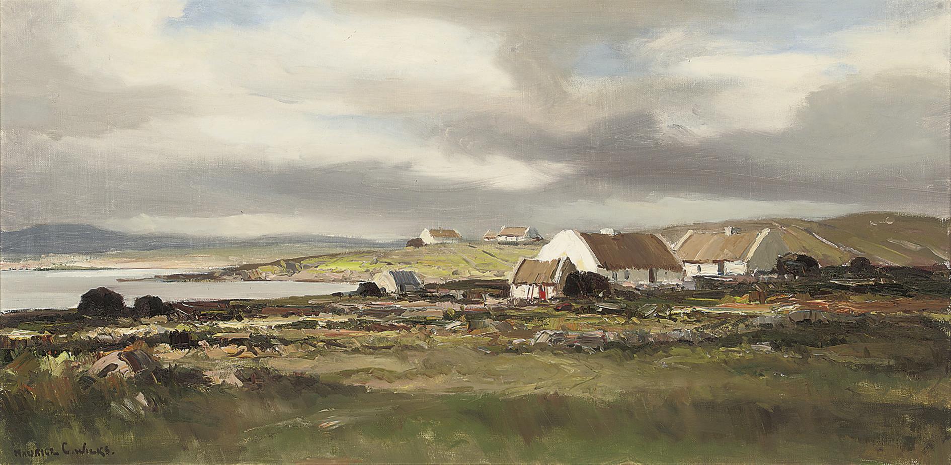 Maurice Canning Wilks, A.R.H.A., R.U.A. - At Ballyconneely, Connemara