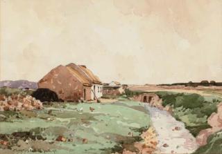 Maurice Canning Wilks, A.R.H.A., R.U.A. - At the Bloody Foreland, Co. Donegal