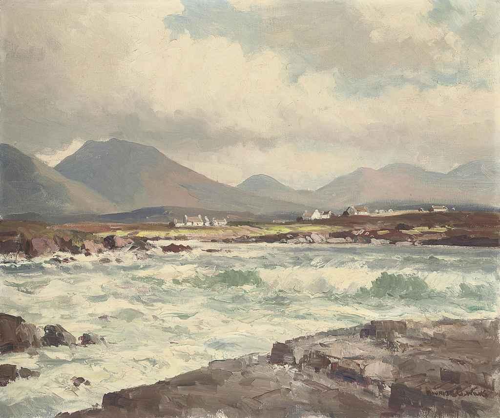 Maurice Canning Wilks, A.R.H.A., R.U.A. - Breezy Day, Connemara