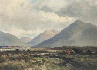 Maurice Canning Wilks, A.R.H.A,, R.U.A. - Galway Landscape