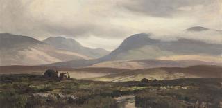 Maurice Canning Wilks, A.R.H.A., R.U.A. - In the Mamm Valley, Connemara