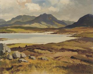 Maurice Canning Wilks, A.R.H.A., R.U.A. - Mountain landscape