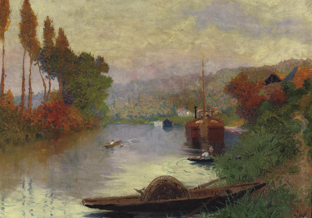 Maurice Chabas - A summer\'s day at dawn