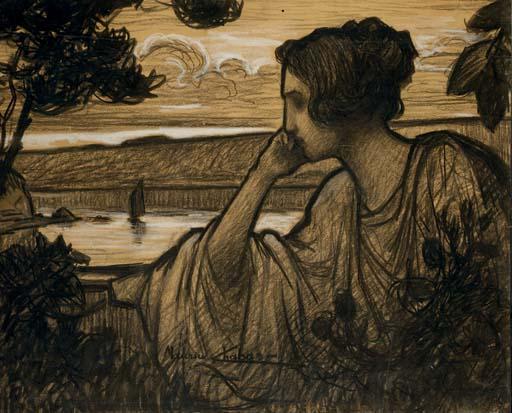 Maurice Chabas - Femme de profil