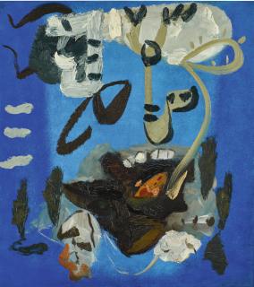 Maurice Cockrill R.A. - Generation - Blue Space, Ii, (Marienbad.)