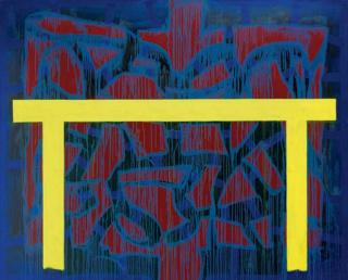 Maurice Cockrill, R.A. - Golden Bridge at Midnight