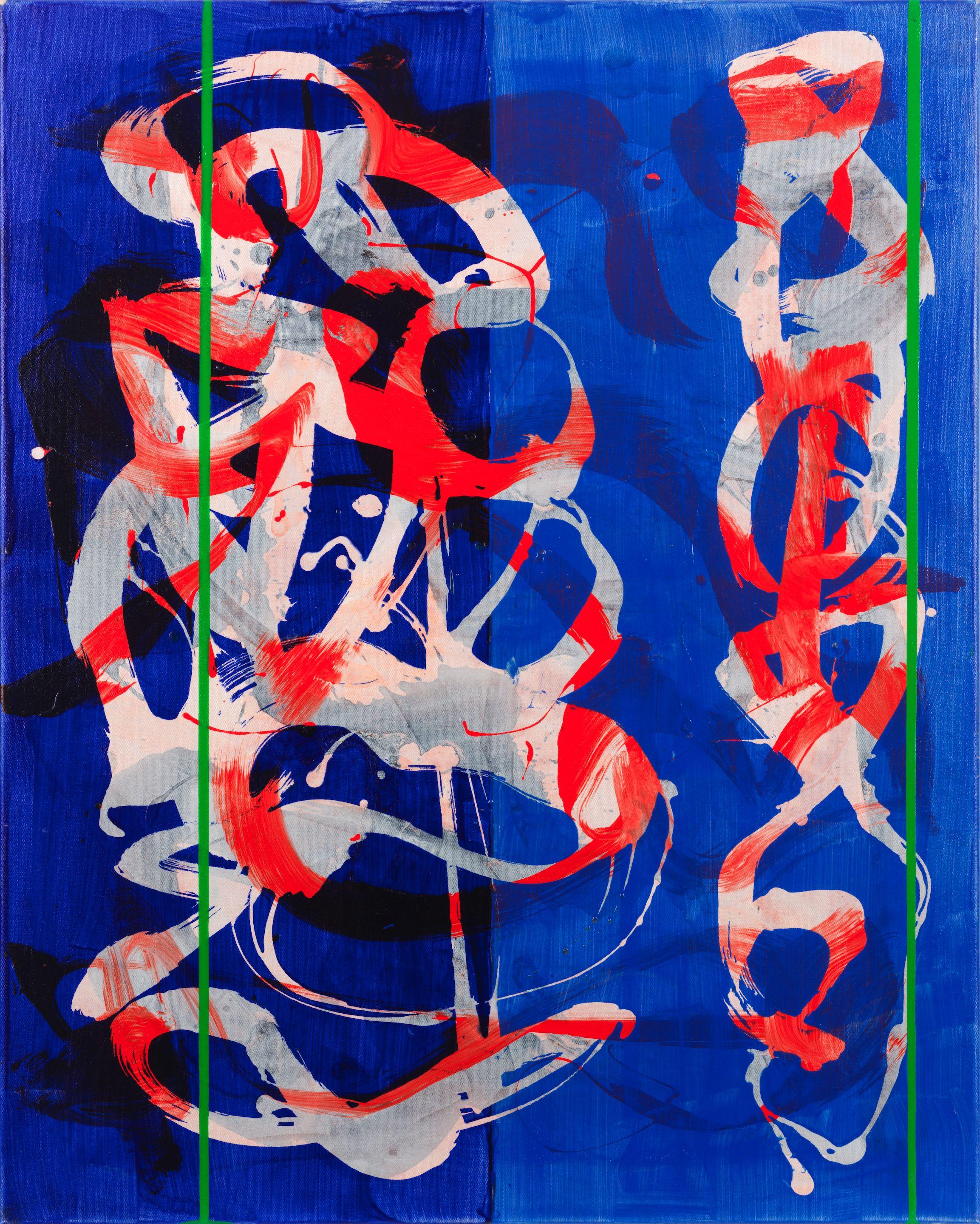 Maurice Cockrill R.A. - Man Wind, Woman Wind (unframed)