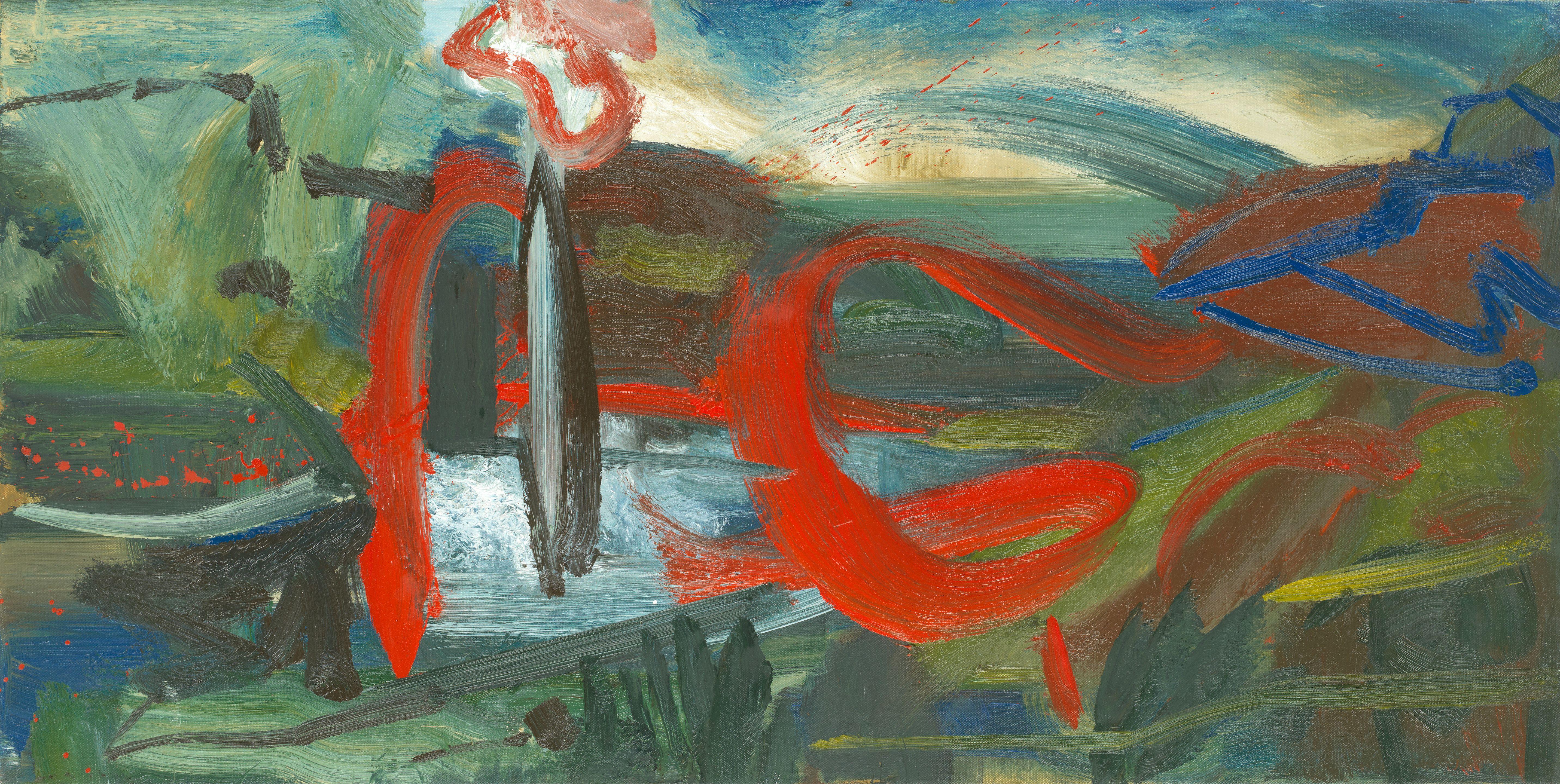 Maurice Cockrill R.A. - Yellow Landed