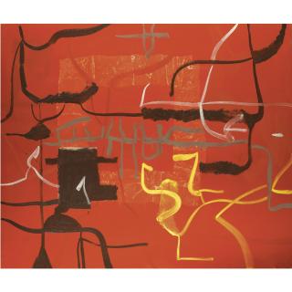 Maurice Cockrill - (P.K;) Infiltration (Red)