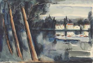 Maurice De Vlaminck - Bord de rivière