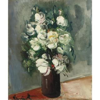 Maurice de Vlaminck - Bouquet De Fleurs Blanches