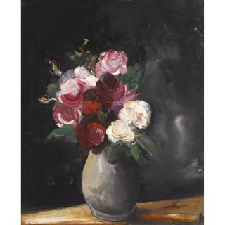 Maurice De Vlaminck - Bouquet De Roses