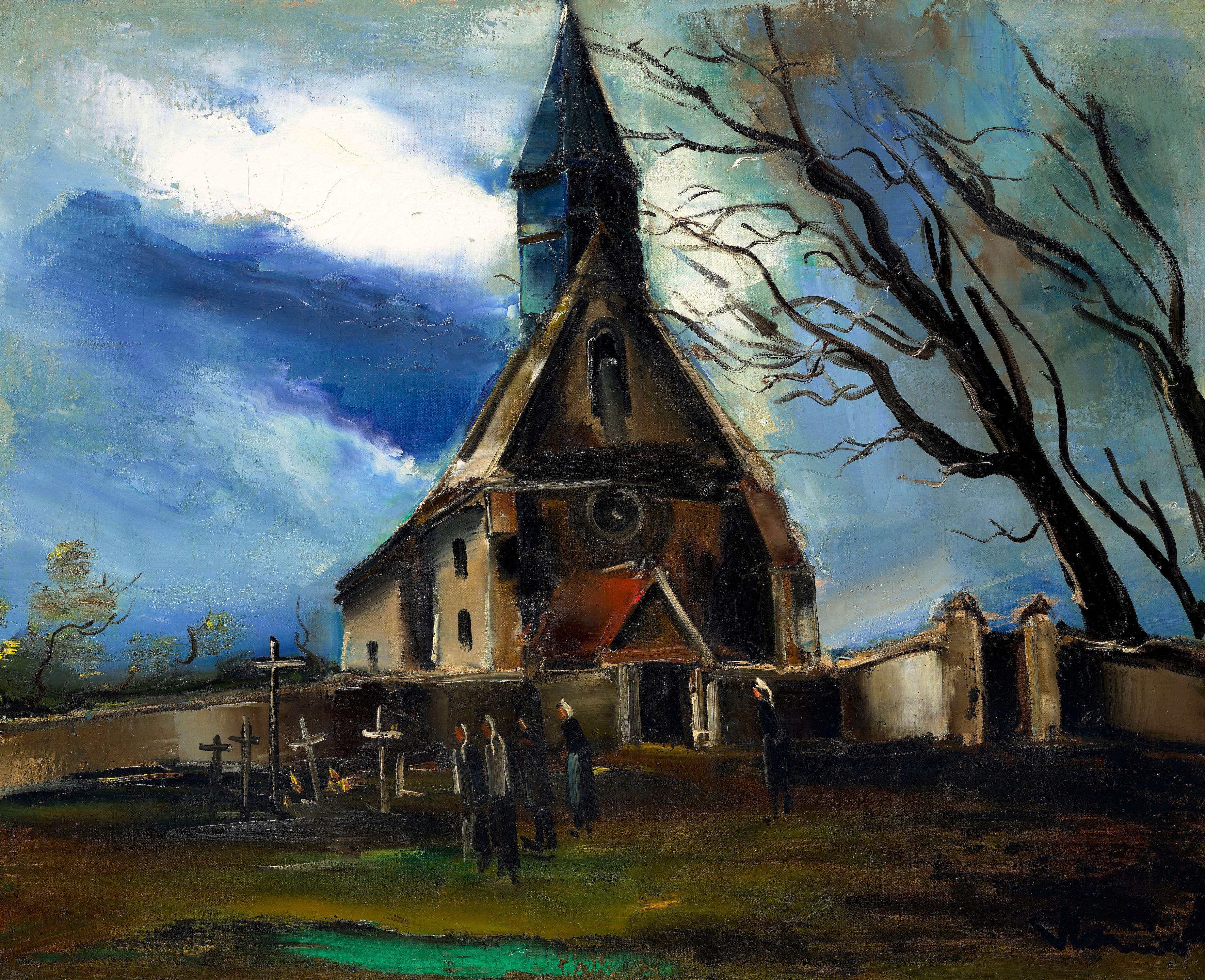 Maurice De Vlaminck - Eglise Bretonne