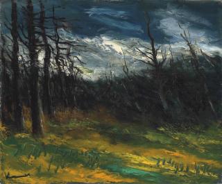 Maurice De Vlaminck - Forêt et ciel orageux
