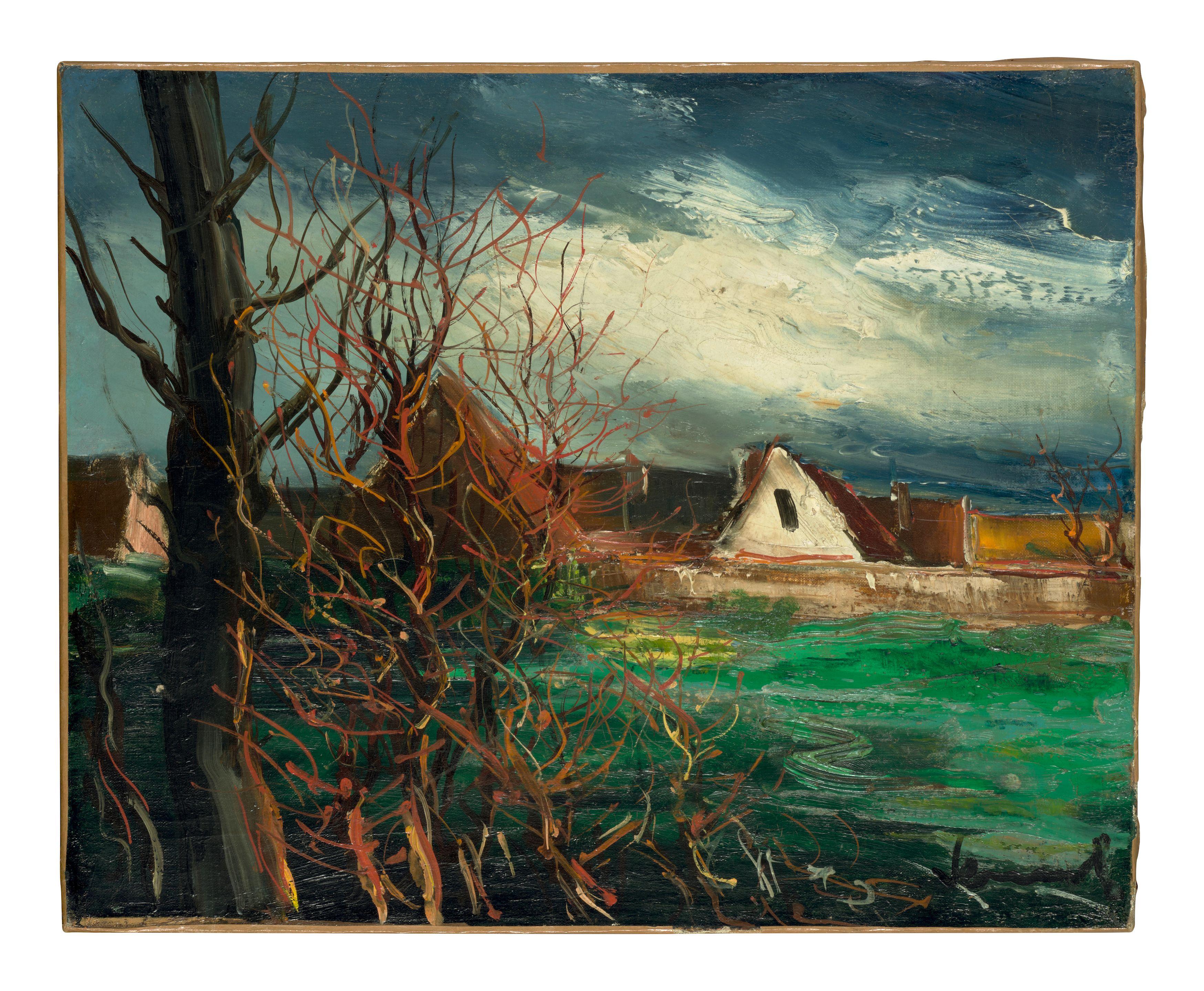 Maurice De Vlaminck - La ferme aux arbres