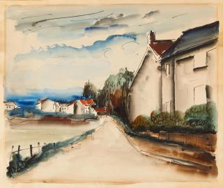 Maurice de Vlaminck - La lisière du village.