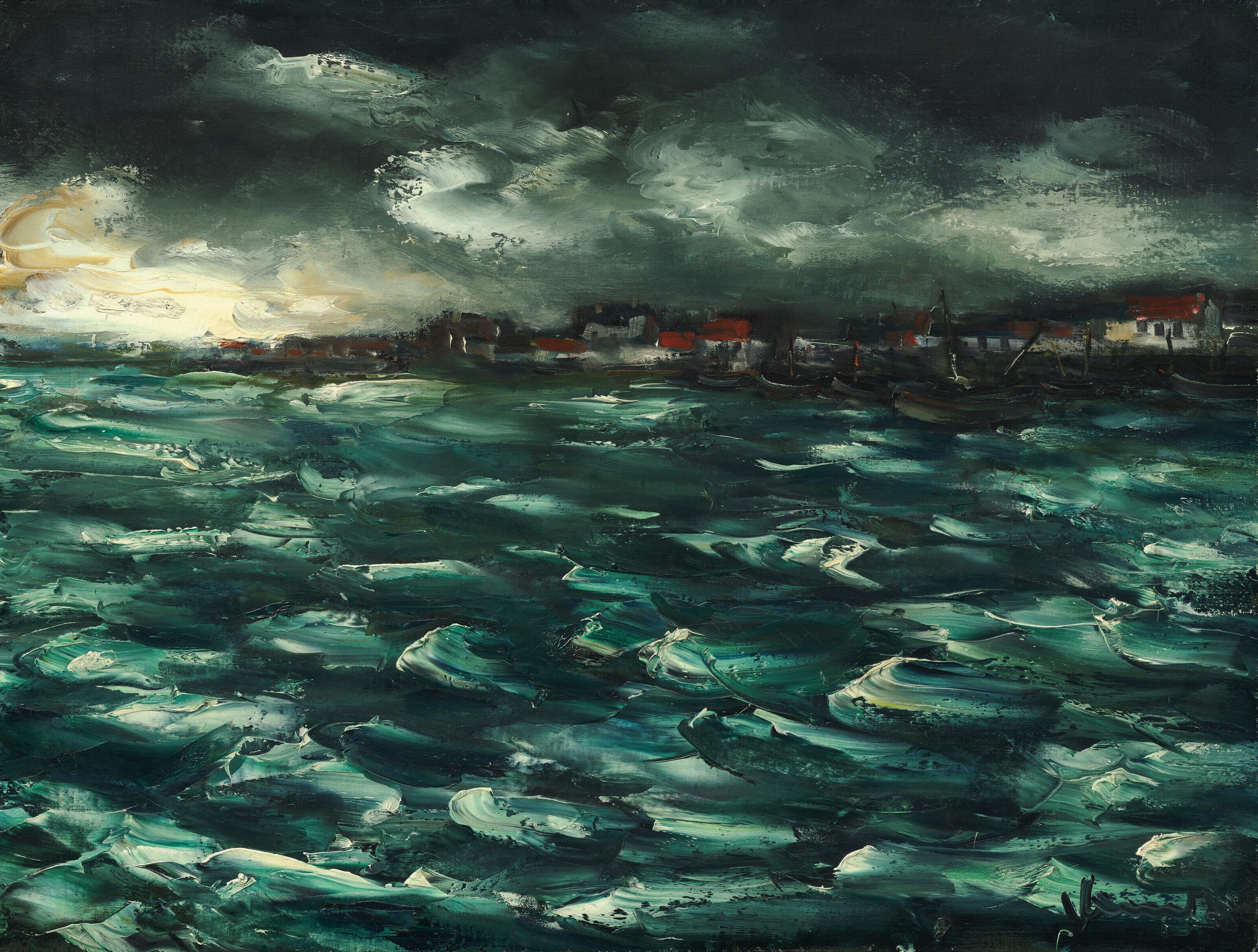 Maurice De Vlaminck - La mer agitée
