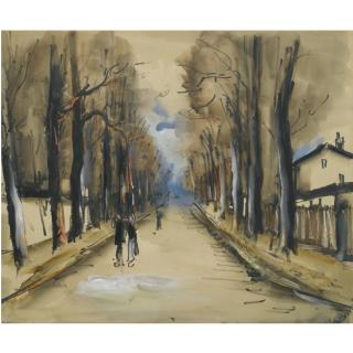 Maurice De Vlaminck - La Route Dans Le Village