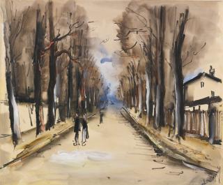 Maurice De Vlaminck - La Route Dans Le Village
