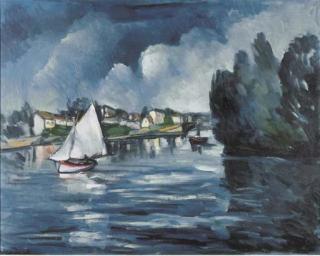 Maurice De Vlaminck - La Seine à Chatou