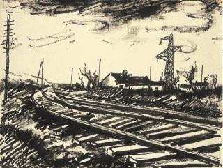 Maurice De Vlaminck - La voie ferrée