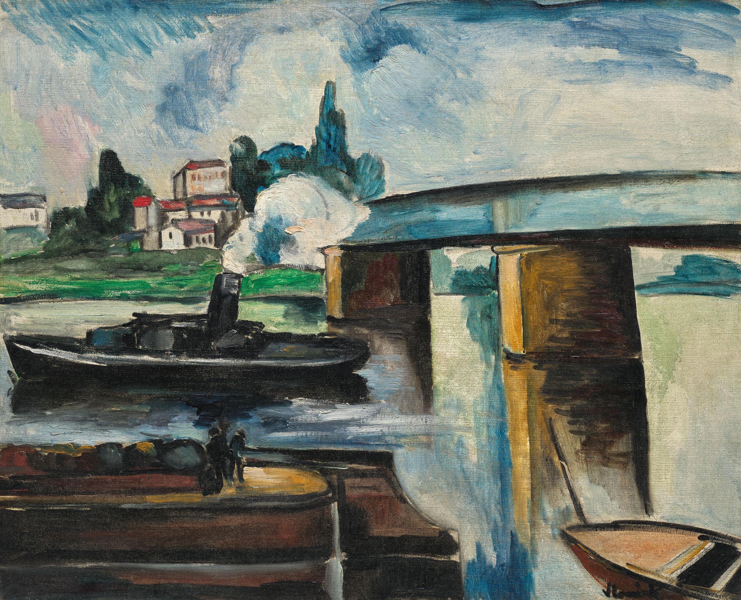 Maurice De Vlaminck - Le Pont De Chemin De Fer, Pontoise