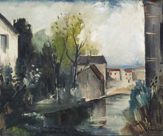 Maurice De Vlaminck - Le Sausseron à Valmondois